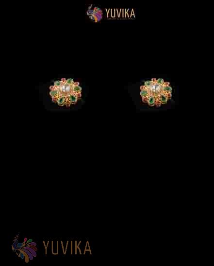 DIAMOND POLKI EARRINGS