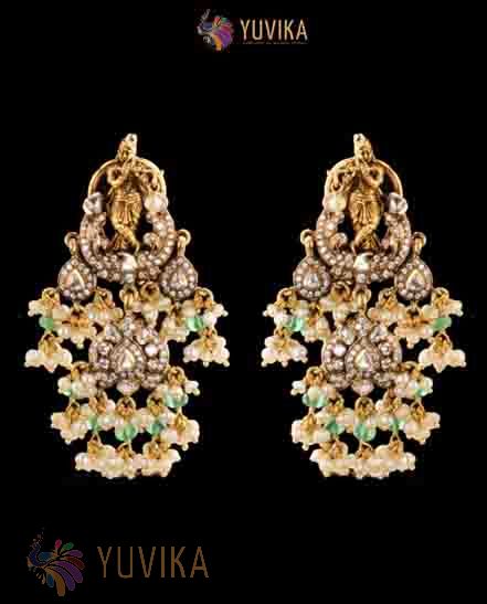 DIAMOND POLKI EARRINGS