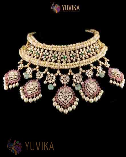 DIAMOND POLKI NECKLACE