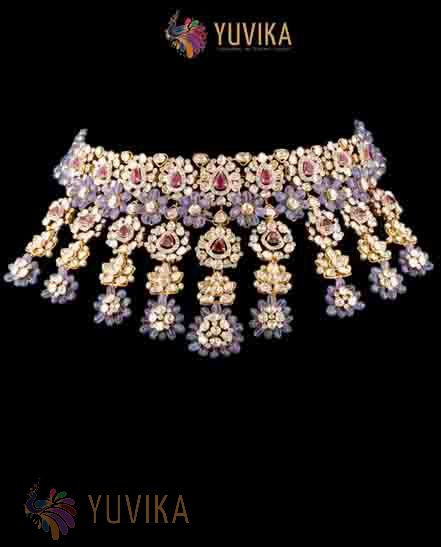 DIAMOND POLKI NECKLACE