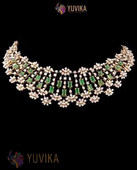 Diamond close setting necklace shop
