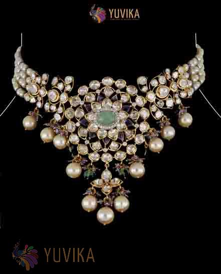 FLAT DIAMOND NECKLACE CHOKER