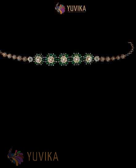 ROSECUT DIAMOND NECKLACE CHOKER