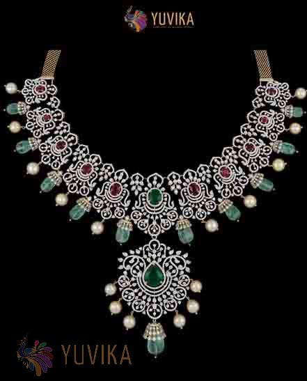 DIAMOND NECKLACEPRINCESS- DETACHABLE PENDANT