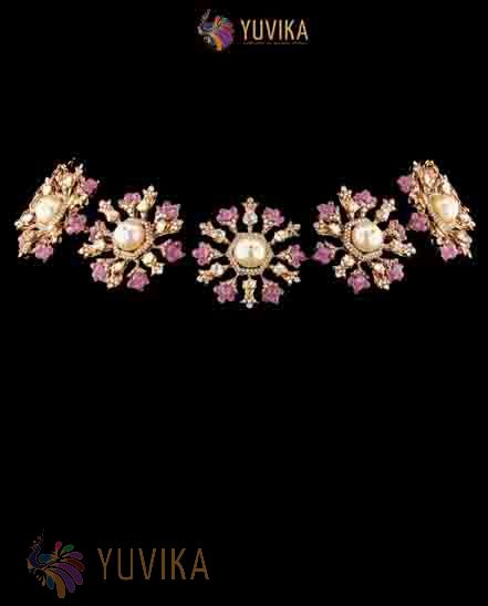 ROSECUT DIAMOND NECKLACE CHOKER