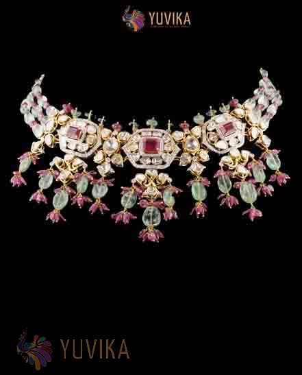 POLKI DIAMOND NECKLACE CHOKER