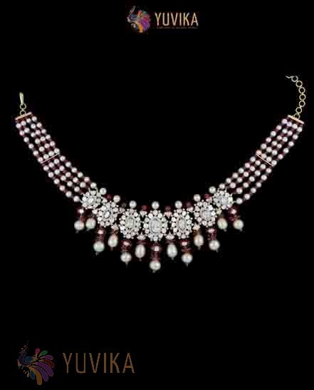 POLKI DIAMOND NECKLACE CHOKER