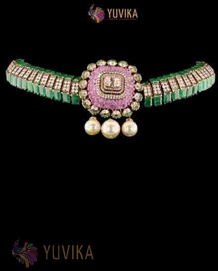 ROSECUT DIAMOND NECKLACE CHOKER