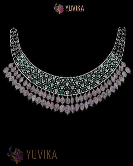 ROSECUT DIAMOND NECKLACE PRINCESS