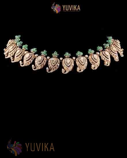 ROSECUT DIAMOND NECKLACE 