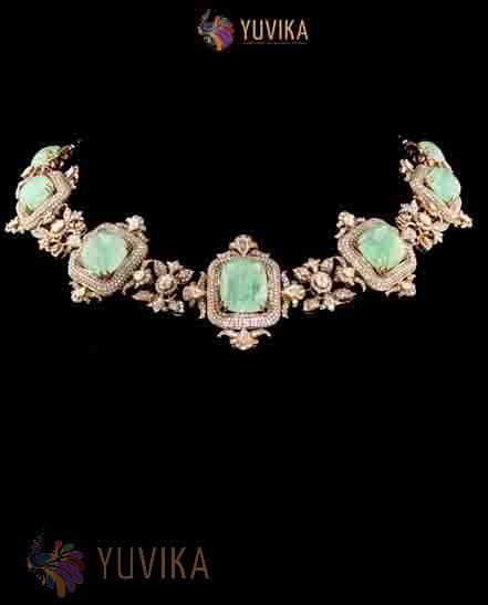 ROSECUT DIAMOND NECKLACE 