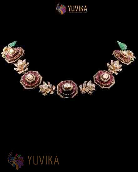 ROSECUT DIAMOND NECKLACE