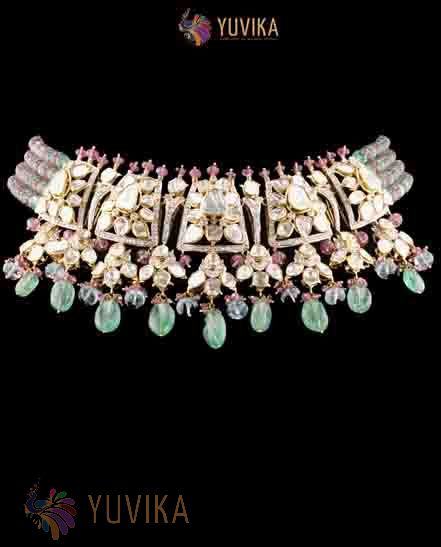 POLKI DIAMOND NECKLACE