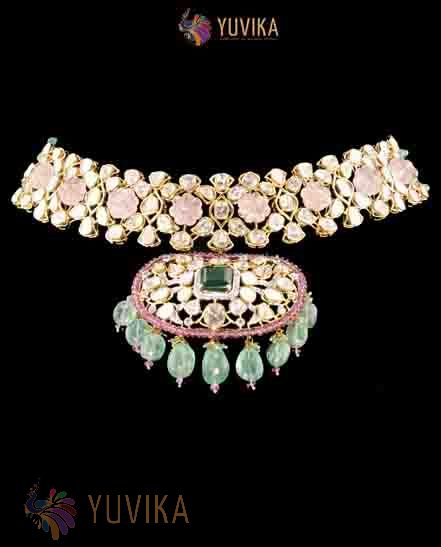 POLKI DIAMOND NECKLACE