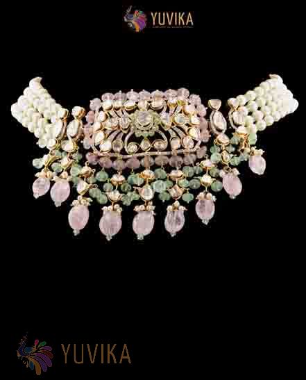 POLKI DIAMOND NECKLACE