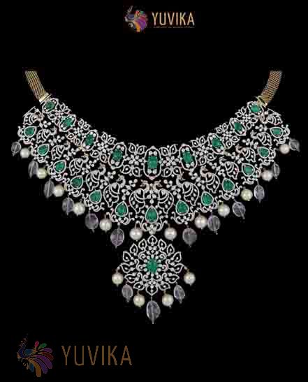 DIAMOND NECKLACE - DETACHABLE CHOKER -PRINCESS