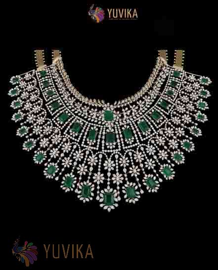 DIAMOND NECKLACE DETACHABLE CHOKER, PRINCESS