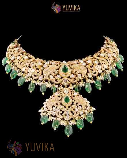 DIAMOND POLKI NECKLACE