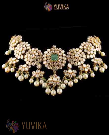 DIAMOND POLKI NECKLACE