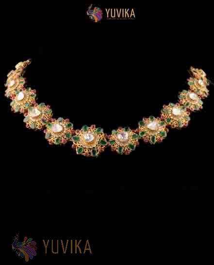 DIAMOND POLKI NECKLACE