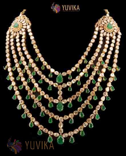 DIAMOND POLKI NECKLACE