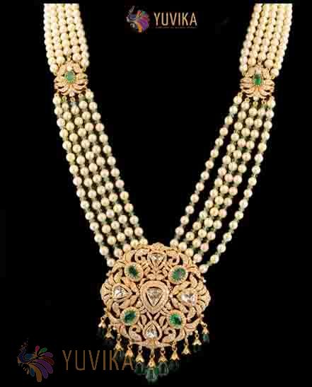 DIAMOND POLKI NECKLACE