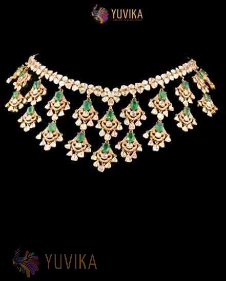 DIAMOND POLKI NECKLACE