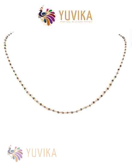 Black diamond beads chain designs top