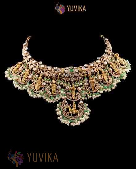 DIAMOND POLKI NECKLACE