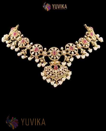 DIAMOND POLKI NECKLACE