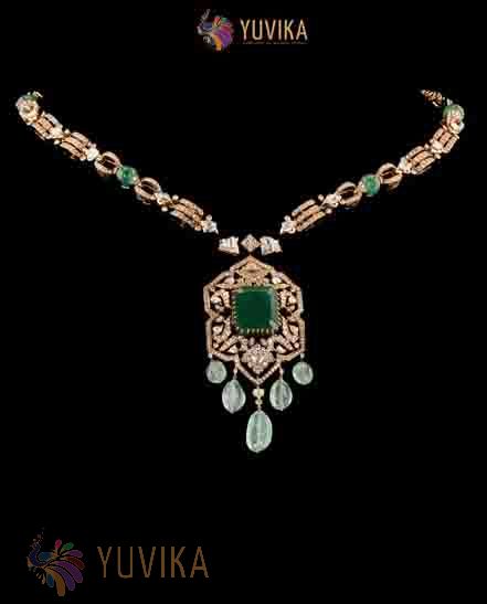 ROSECUT DIAMOND NECKLACE PRINCESS