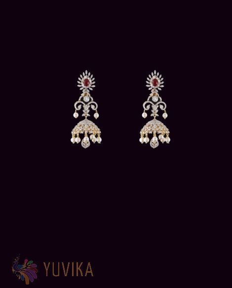 DIAMOND-EARRINGS-JHUMKAS