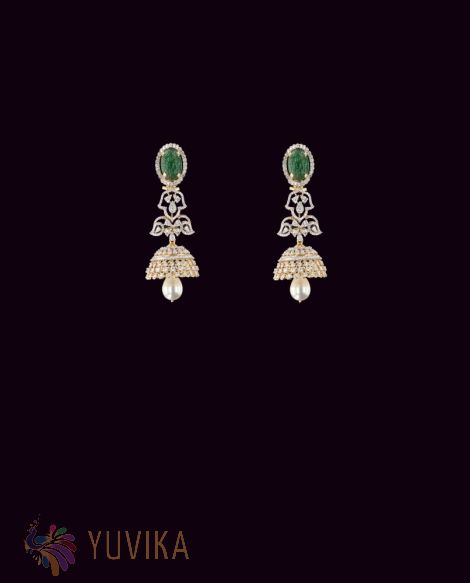 DIAMOND-EARRINGS-JHUMKAS