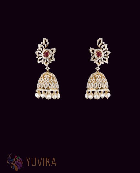 DIAMOND EARRINGS-JHUMKAS