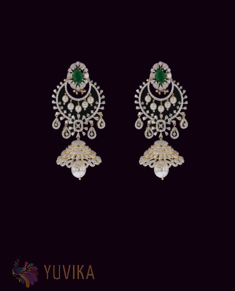 DIAMOND-EARRINGS-JHUMKAS