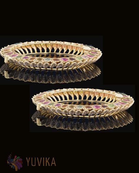 GOLD BANGLES -22K- OPENABLE