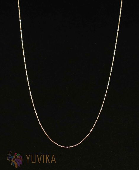 Gold Chain White Gold 18 inch