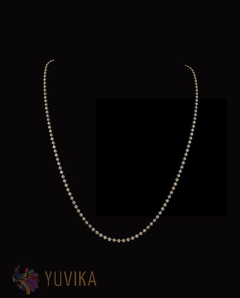 Gold Chain 22 inch - 2 Tone