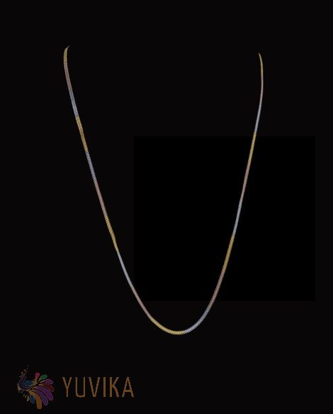 Gold Chain  20 inch - 3 Tone