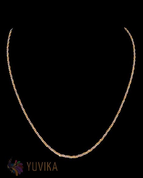 Gold Chain  18 inch - 3 Tone