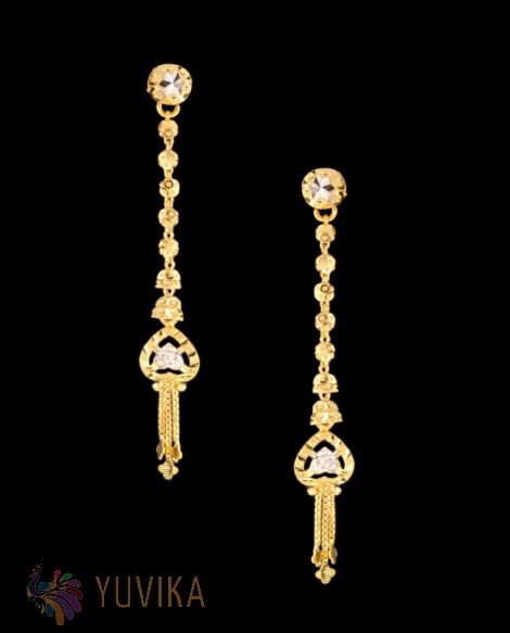 Magnificient 22K Gold Earrings - ER-749