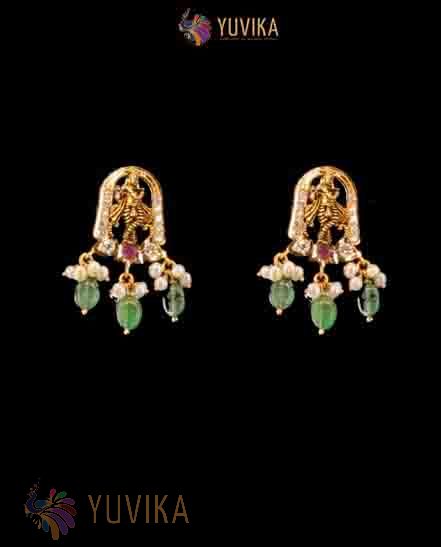 22k Gold Studded Earrings