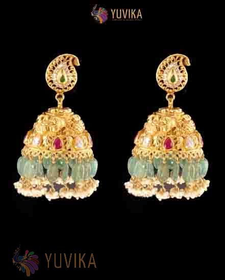 22k Gold Studded Earrings