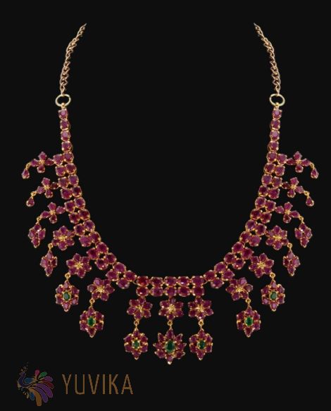 GOLD NECKLACE- STUDDED