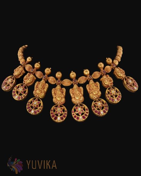 GOLD Antique Necklace