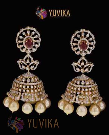 DIAMOND EARRINGS - JHUMKAS