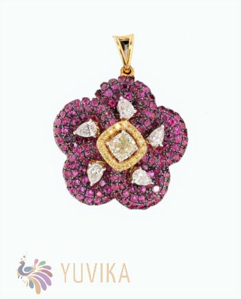 CHIC - RUBY DIAMOND PENDANT