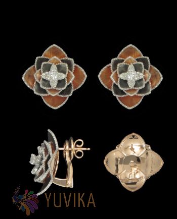 CHIC DIAMOND-EARRINGS-STUDS