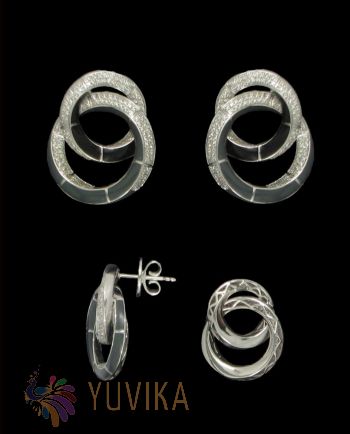 CHIC DIAMOND-EARRINGS-STUDS