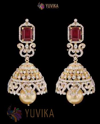 DIAMOND EARRINGS-JHUMKAS